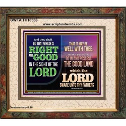 THAT IT MAY BE WELL WITH THEE  Contemporary Christian Wall Art  GWFAITH10536  "18X16"