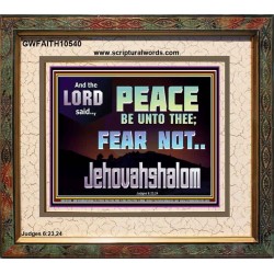 JEHOVAHSHALOM PEACE BE UNTO THEE  Christian Paintings  GWFAITH10540  "18X16"