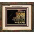 THE NAME OF THE LORD IS A STRONG TOWER  Contemporary Christian Wall Art  GWFAITH10542  "18X16"
