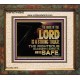 THE NAME OF THE LORD IS A STRONG TOWER  Contemporary Christian Wall Art  GWFAITH10542  