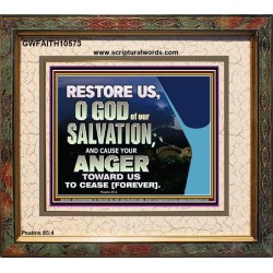 GOD OF OUR SALVATION  Scripture Wall Art  GWFAITH10573  "18X16"