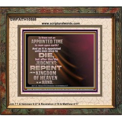 AN APPOINTED TIME TO MAN UPON EARTH  Art & Wall Décor  GWFAITH10588  "18X16"