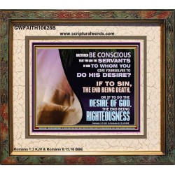 GIVE YOURSELF TO DO THE DESIRES OF GOD  Inspirational Bible Verses Portrait  GWFAITH10628B  "18X16"