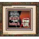 HE THAT BELIEVETH ON ME HATH EVERLASTING LIFE  Contemporary Christian Wall Art  GWFAITH10758  