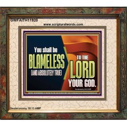 BE ABSOLUTELY TRUE TO THE LORD OUR GOD  Children Room Portrait  GWFAITH11920  "18X16"