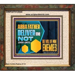 DELIVER ME NOT OVER UNTO THE WILL OF MINE ENEMIES  Children Room Wall Portrait  GWFAITH12024  "18X16"