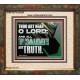 ALL THY COMMANDMENTS ARE TRUTH O LORD  Inspirational Bible Verse Portrait  GWFAITH12164  