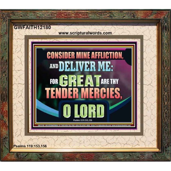 GREAT ARE THY TENDER MERCIES O LORD  Unique Scriptural Picture  GWFAITH12180  