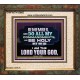 DO ALL MY COMMANDMENTS AND BE HOLY   Bible Verses to Encourage  Portrait  GWFAITH12962  