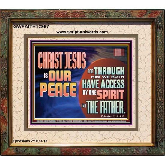 CHRIST JESUS IS OUR PEACE  Christian Paintings Portrait  GWFAITH12967  