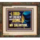 THE LORD IS MY STRENGTH AND SONG AND MY SALVATION  Righteous Living Christian Portrait  GWFAITH13033  