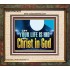 LET YOUR LIFE IS HID WITH CHRIST IN GOD  Church Office Portrait  GWFAITH13072  "18X16"