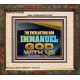 EVERLASTING GOD IMMANUEL..GOD WITH US  Contemporary Christian Wall Art Portrait  GWFAITH13105  