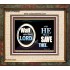 WAIT ON THE LORD AND HE SHALL SAVED THEE  Contemporary Christian Wall Art Portrait  GWFAITH9920  "18X16"