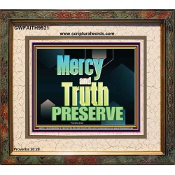 MERCY AND TRUTH PRESERVE  Christian Paintings  GWFAITH9921  "18X16"