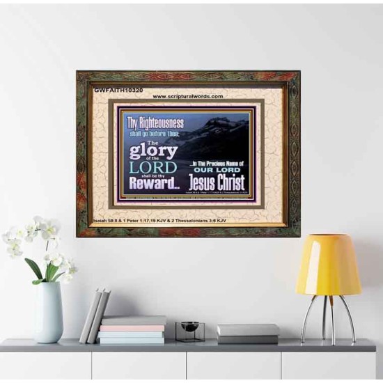 THE GLORY OF THE LORD WILL BE UPON YOU  Custom Inspiration Scriptural Art Portrait  GWFAITH10320  