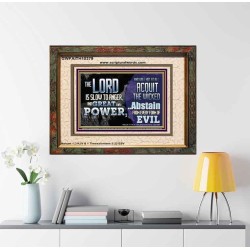 THE LORD GOD ALMIGHTY GREAT IN POWER  Sanctuary Wall Portrait  GWFAITH10379  "18X16"