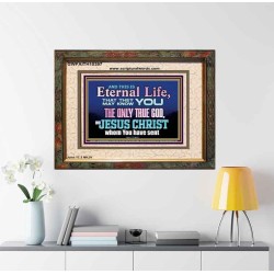 CHRIST JESUS THE ONLY WAY TO ETERNAL LIFE  Sanctuary Wall Portrait  GWFAITH10397  "18X16"