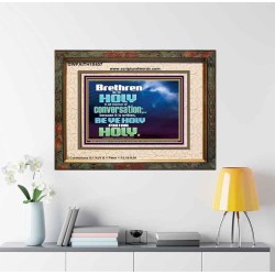 BE YE HOLY FOR I AM HOLY SAITH THE LORD  Ultimate Inspirational Wall Art  Portrait  GWFAITH10407  "18X16"