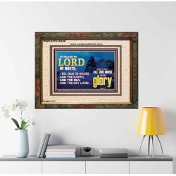 I WILL FILL THIS HOUSE WITH GLORY  Righteous Living Christian Portrait  GWFAITH10420  "18X16"