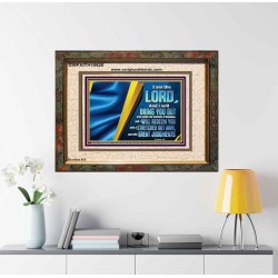 I WILL REDEEM YOU WITH A STRETCHED OUT ARM  New Wall Décor  GWFAITH10620  "18X16"