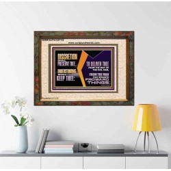 DISCRETION WILL WATCH OVER YOU UNDERSTANDING WILL GUARD YOU  Bible Verses Wall Art  GWFAITH10773  "18X16"