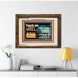 THY SPIRIT IS GOOD LEAD ME INTO THE LAND OF UPRIGHTNESS  Unique Power Bible Portrait  GWFAITH11924  "18X16"