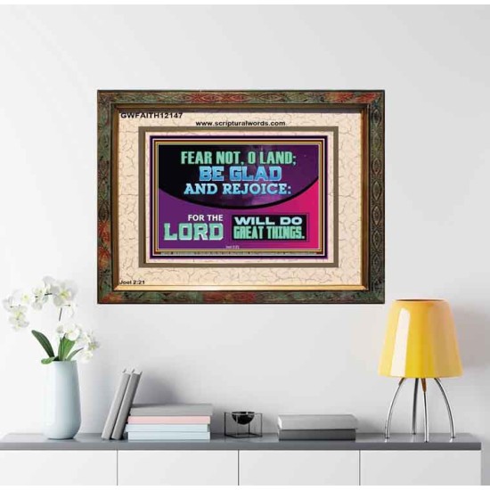 THE LORD WILL DO GREAT THINGS  Custom Inspiration Bible Verse Portrait  GWFAITH12147  