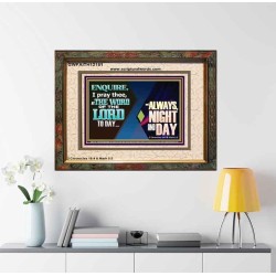 THE WORD OF THE LORD TO DAY  New Wall Décor  GWFAITH12151  "18X16"