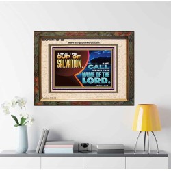 TAKE THE CUP OF SALVATION  Art & Décor Portrait  GWFAITH12152  "18X16"