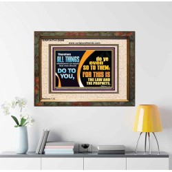 THE LAW AND THE PROPHETS  Scriptural Décor  GWFAITH12695  "18X16"