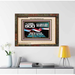 THE LAMB OF GOD LORD OF LORD AND KING OF KINGS  Scriptural Verse Portrait   GWFAITH12705  "18X16"