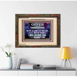 PAY THY VOWS UNTO THE MOST HIGH  Christian Artwork  GWFAITH12730  "18X16"