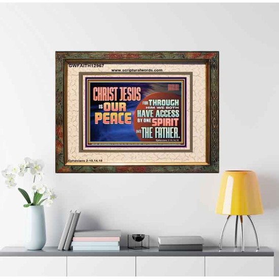 CHRIST JESUS IS OUR PEACE  Christian Paintings Portrait  GWFAITH12967  