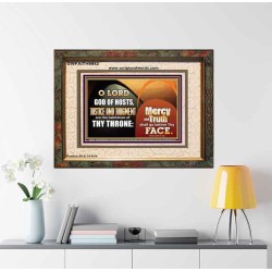 MERCY AND TRUTH SHALL GO BEFORE THEE O LORD OF HOSTS  Christian Wall Art  GWFAITH9982  "18X16"