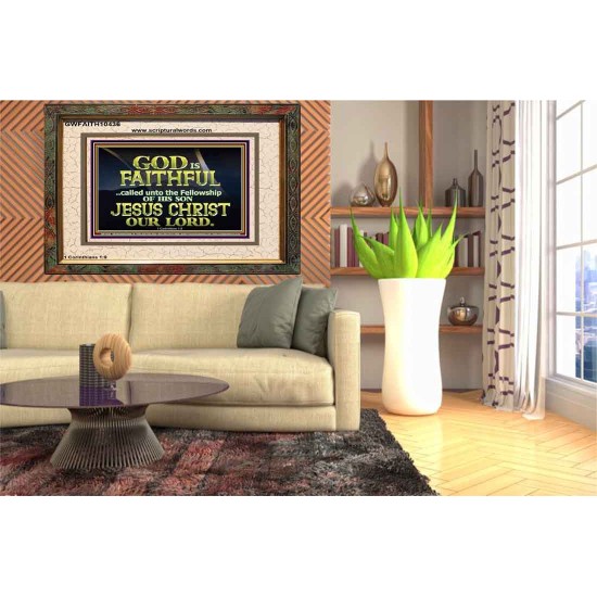 CALLED UNTO FELLOWSHIP WITH CHRIST JESUS  Scriptural Wall Art  GWFAITH10436  