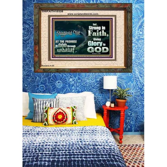 STAGGERED NOT AT THE PROMISE  Art & Décor Portrait  GWFAITH10326  