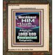WORSHIPPED HIM THAT LIVETH FOREVER   Contemporary Wall Portrait  GWFAITH10044  