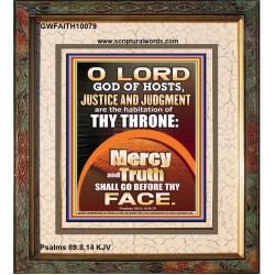 JUSTICE AND JUDGEMENT THE HABITATION OF YOUR THRONE O LORD  New Wall Décor  GWFAITH10079  "16x18"