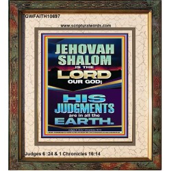 JEHOVAH SHALOM IS THE LORD OUR GOD  Christian Paintings  GWFAITH10697  "16x18"