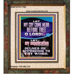 ABBA FATHER CONSIDER MY CRY AND SHEW ME YOUR TENDER MERCIES  Christian Quote Portrait  GWFAITH11783  "16x18"