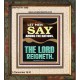 LET MEN SAY AMONG THE NATIONS THE LORD REIGNETH  Custom Inspiration Bible Verse Portrait  GWFAITH11849  