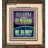 TO HIM THAT BY WISDOM MADE THE HEAVENS  Bible Verse for Home Portrait  GWFAITH11858  "16x18"