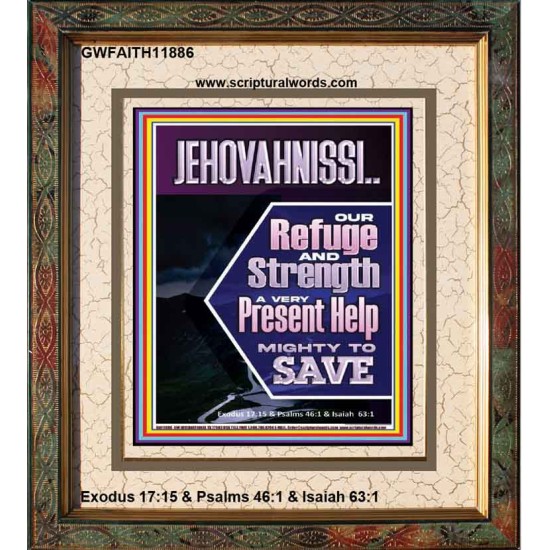 JEHOVAH NISSI A VERY PRESENT HELP  Eternal Power Picture  GWFAITH11886  