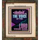 BE OBEDIENT UNTO THE VOICE OF THE LORD OUR GOD  Righteous Living Christian Portrait  GWFAITH11903  