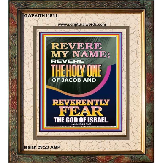 REVERE MY NAME THE HOLY ONE OF JACOB  Ultimate Power Picture  GWFAITH11911  