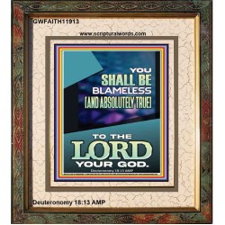 BE ABSOLUTELY TRUE TO OUR LORD JEHOVAH  Eternal Power Picture  GWFAITH11913  "16x18"