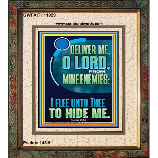 O LORD I FLEE UNTO THEE TO HIDE ME  Ultimate Power Portrait  GWFAITH11929  