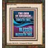 CURSED BE EVERY ONE THAT CURSETH THEE BLESSED IS EVERY ONE THAT BLESSED THEE  Scriptures Wall Art  GWFAITH11972  "16x18"