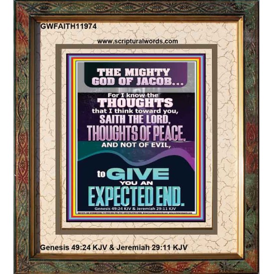 THOUGHTS OF PEACE AND NOT OF EVIL  Scriptural Décor  GWFAITH11974  